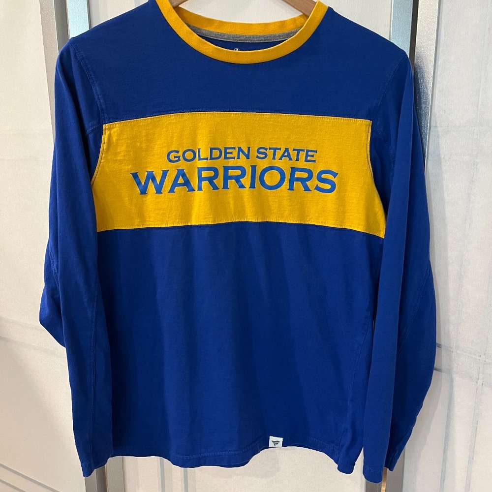 NBA FANATICS Men's Golden State Warriors Long Sleeve Shirt - Size S